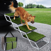 DGSL dog ramp car 4-steps makes loading easy for large dogs