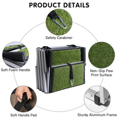 DGSL dog ramp non-slip surface keeps paws secure during climbs
