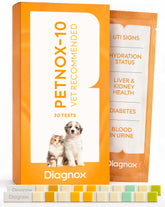 PETNOX 10-parameter packaging for quick home urinalysis with DIAGNOX HEALTH
