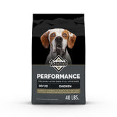 Diamond Performance dry dog food bag 40lb highlighting a premium, energy-focused formula.