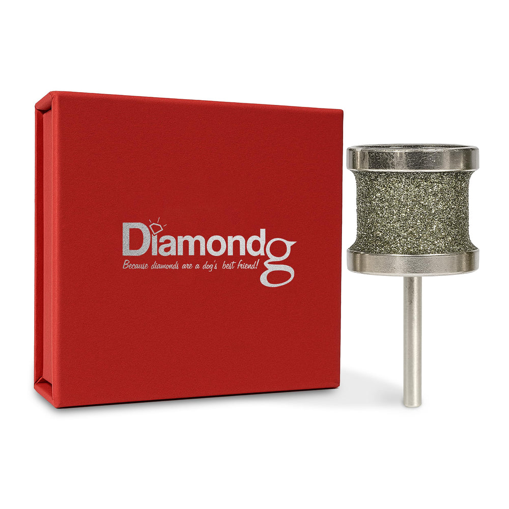 Diamondg dog nail grinder bit with 60 grit body shaping thick nails