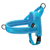 Didog soft flannel padded harness front view showing comfort for daily walks