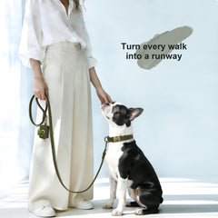 Didog quick-release buckle makes on/off easy.