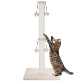 Dimaka 34'' cat scratching post with sisal for large cats, furniture protection.