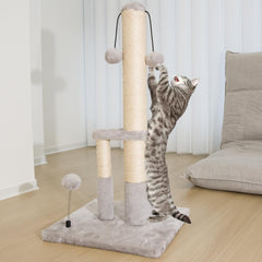 Dimaka tall cat scratching post large base for improved stability