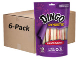 Dingo Dynostix rawhide-wrapped chicken chew for small dogs