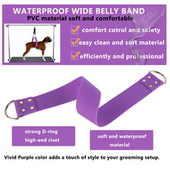 DISCPETSEC 2-inch-wide restraint band keeps dogs stable during trimming