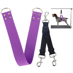 DISCPETSEC grooming belly strap in purple short for secure home grooming