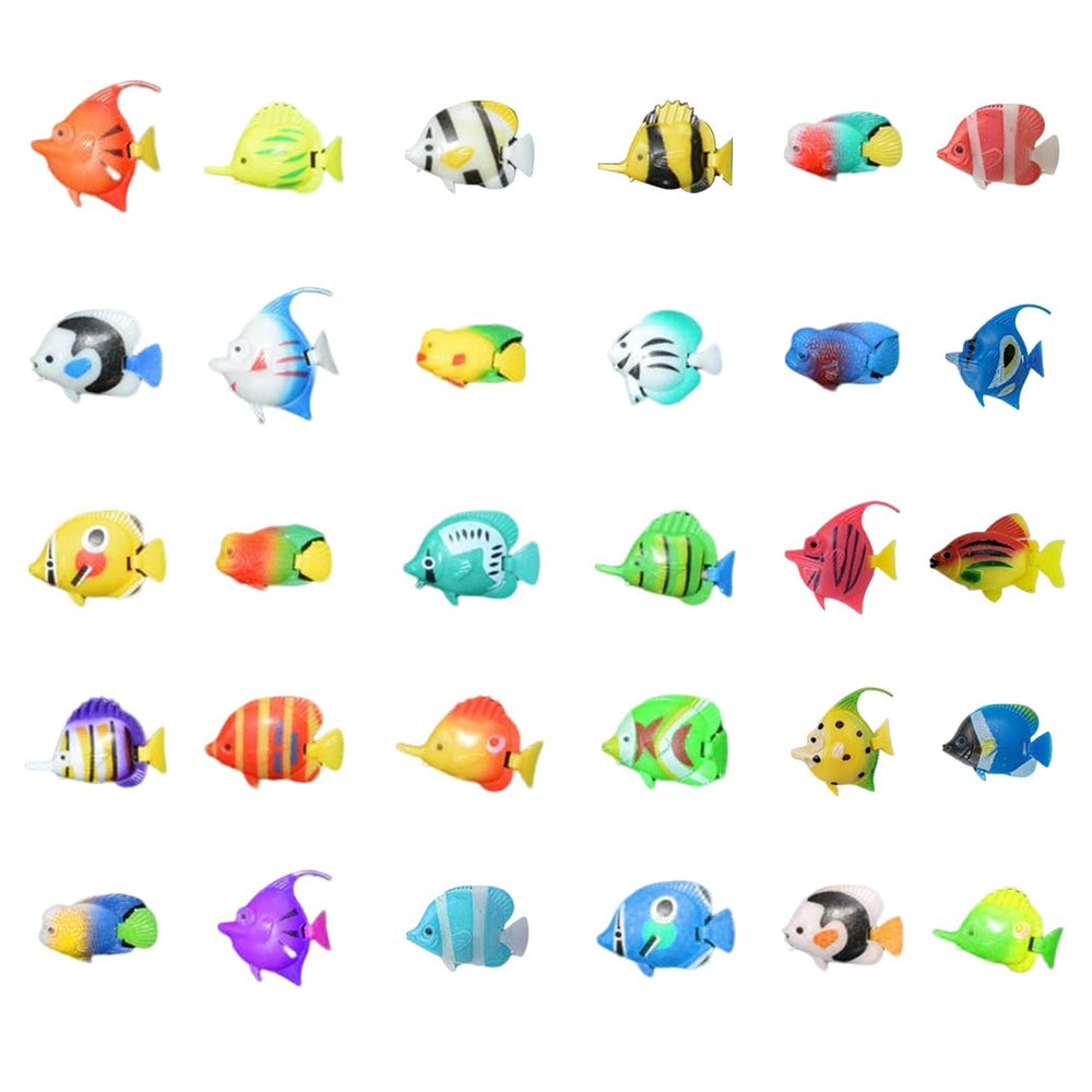DIYBravo artificial floating fish set adds vibrant color to your aquarium.