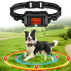 DJNFGQ GPS fence center setup showing flexible boundary planning for outdoor play