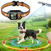 DJNFGQ GPS wireless dog fence system shows flexible boundary setup for outdoor use.