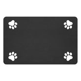 DK177 pet feeding mat absorbs spills over 27x17 inches to keep floors dry