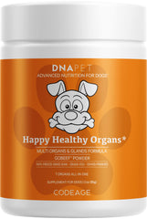 DNA PET Happy Healthy Organs bottle: convenient multi-organ supplement for dogs