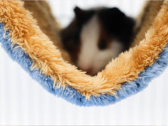 Dnoifne fleece winter rat hammock fleece texture closeup shows plush comfort