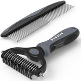 Docrok pet grooming brush close-up showing soft edge for gentle detangling