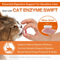 Doctor By Cat Enzyme Swift sprinkle option over food for versatile feeding