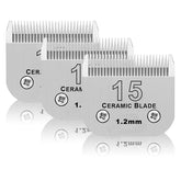 DODAER 15# detachable blade pack ready for precise dog grooming