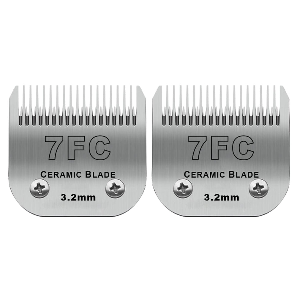 DODAER 2-pack detachable clipper blades 7FC for precise 3.2mm cuts