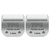 DODAER 2-pack detachable clipper blades 7FC for precise 3.2mm cuts