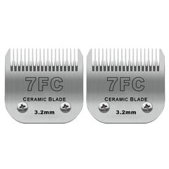DODAER 2-pack detachable clipper blades 7FC for precise 3.2mm cuts