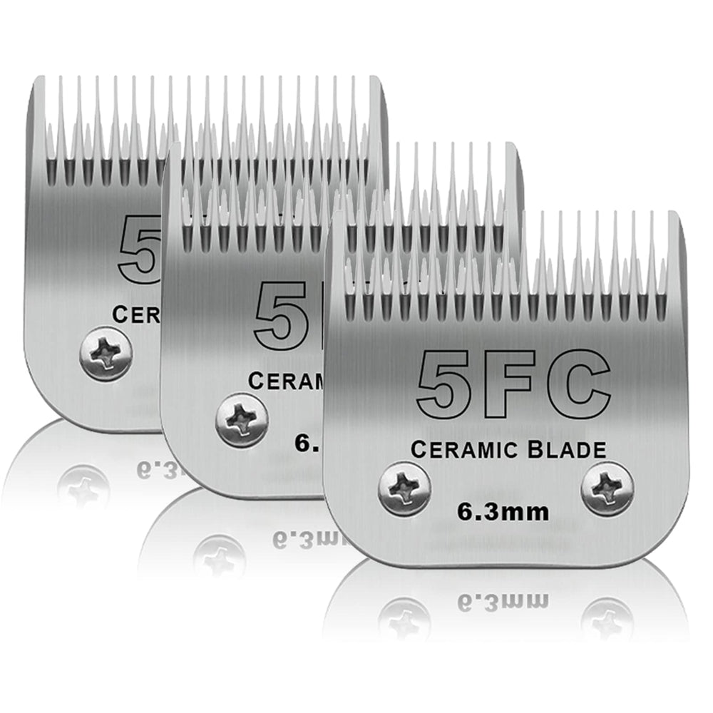 DODAER 3-pack 5FC blades for precise at home pet grooming.