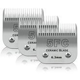 DODAER 3-pack 5FC blades for precise at home pet grooming.