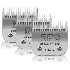 DODAER 3-pack 5FC blades for precise at home pet grooming.