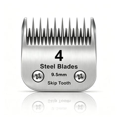 DODAER 4 skip tooth blade closeup for precise grooming on dense coats