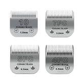 DODAER 10# blade close-up for precise grooming on dogs.
