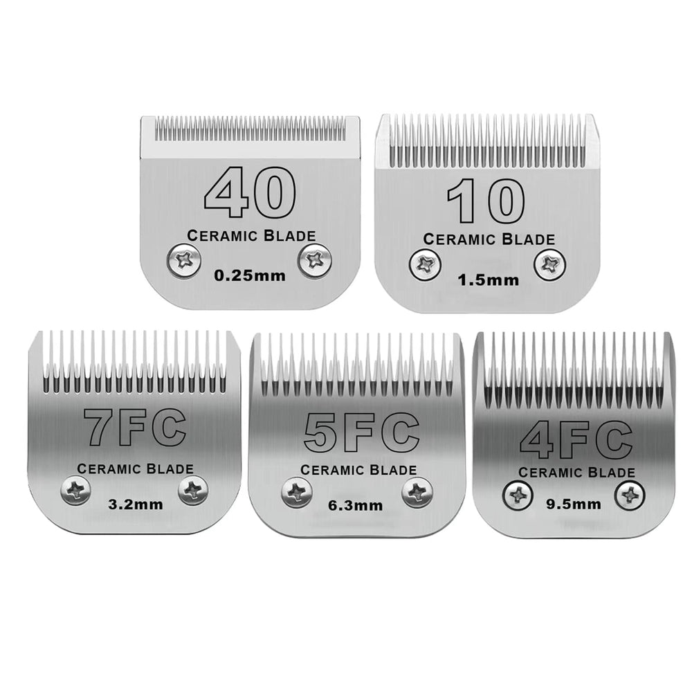 DODAER ceramic shear blade close-up for precise, quiet grooming.