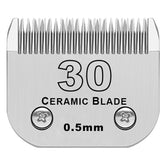 DODAER detachable clipper ceramic blade close-up for precise pet grooming