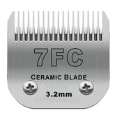 DODAER 7FC detachable blade close-up showing precise cutting edge for pets.