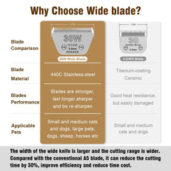 DODAER 440C stainless steel blade close-up edge quality.