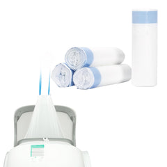 DOEL 60-count drawstring litter bags in a roll for auto boxes with a perfect fit