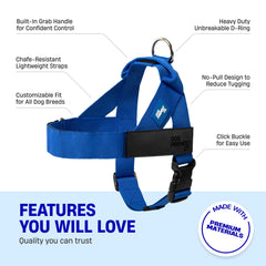 Soft breathable straps on Dog Friendly Co harness for comfort