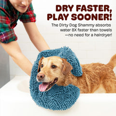 Dog Gone Smart Dirty Dog Shammy antimicrobial technology helps fabrics stay fresher.