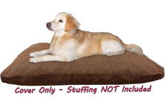 XL 40x35x4 inch fit shown on memory foam pad from Dogbed4less.