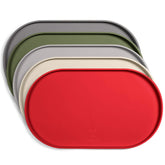 DogBuddy dog food mat with raised edge to contain spills.