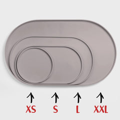 DogBuddy non-slip dog bowl mat keeps bowls steady during meals.