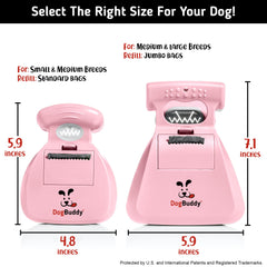 DogBuddy Pooper Scooper with bag attachment for mess-free disposal