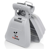 DogBuddy Pooper Scooper with leash clip for hands-free cleanup during walks.