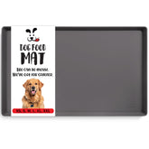 DogBuddy XXL waterproof dog food mat keeps spills on the mat for easy cleanup