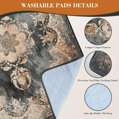 Dogcator machine-washable dog pad ready for easy cleanup.