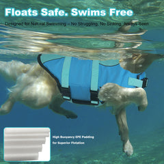 Dogcheer Life Jacket with adjustable straps for a snug fit.