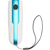 Doggie Don't anti barking device front view shows compact humane training tool for walks.