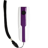 Doggie Don’t anti-barking device handheld for quick training on walks.
