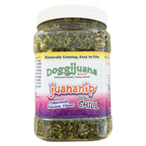 Doggijuana Juananip refill jar front view highlighting calming branding