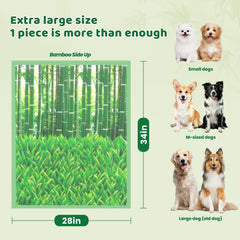 Doggo Doug XL pads help manage odors with green tea-inspired freshness.