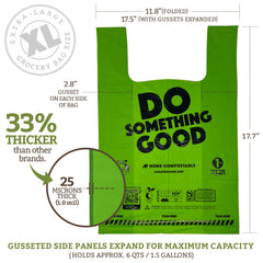 Easy-open roll shown for quick bag access during walks.