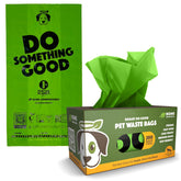 Doggy Do Good landfill-friendly poop bags on a roll for quick, mess-free cleanups.